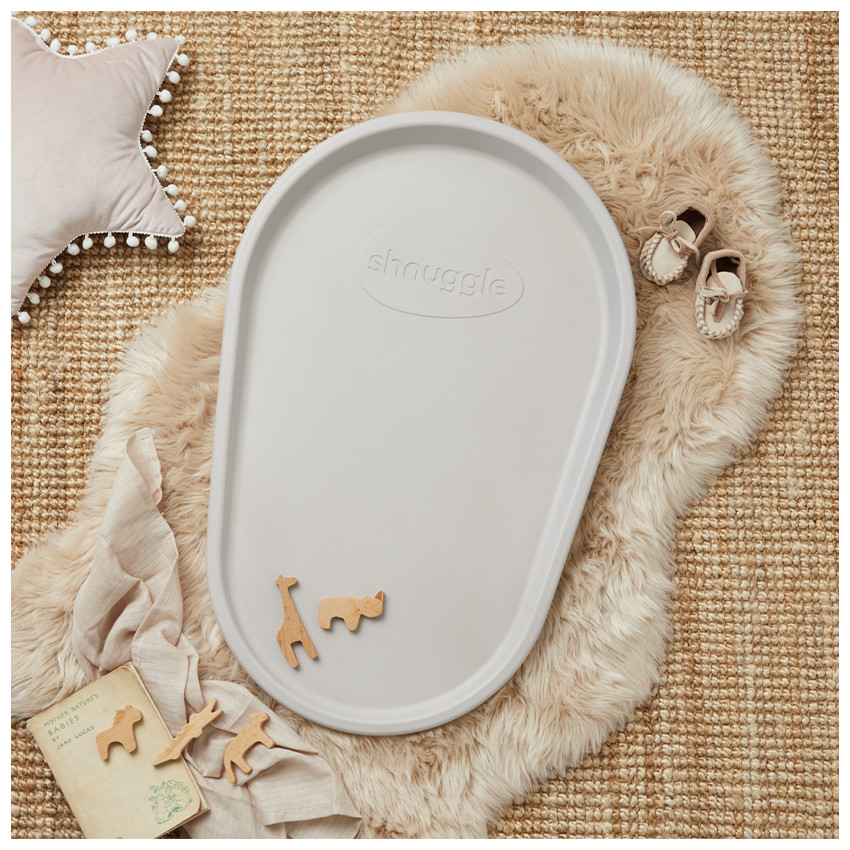 Matelas à langer doux et chaud Squishy Taupe 