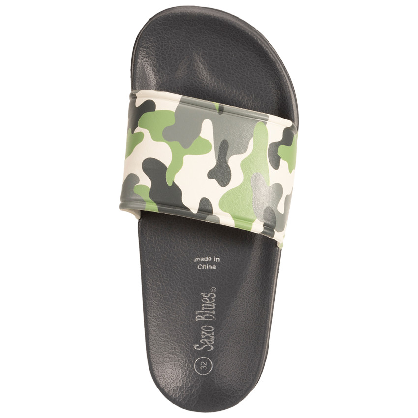 Muilen met camouflageprint voor jongens met bandje volgens leeftijd 