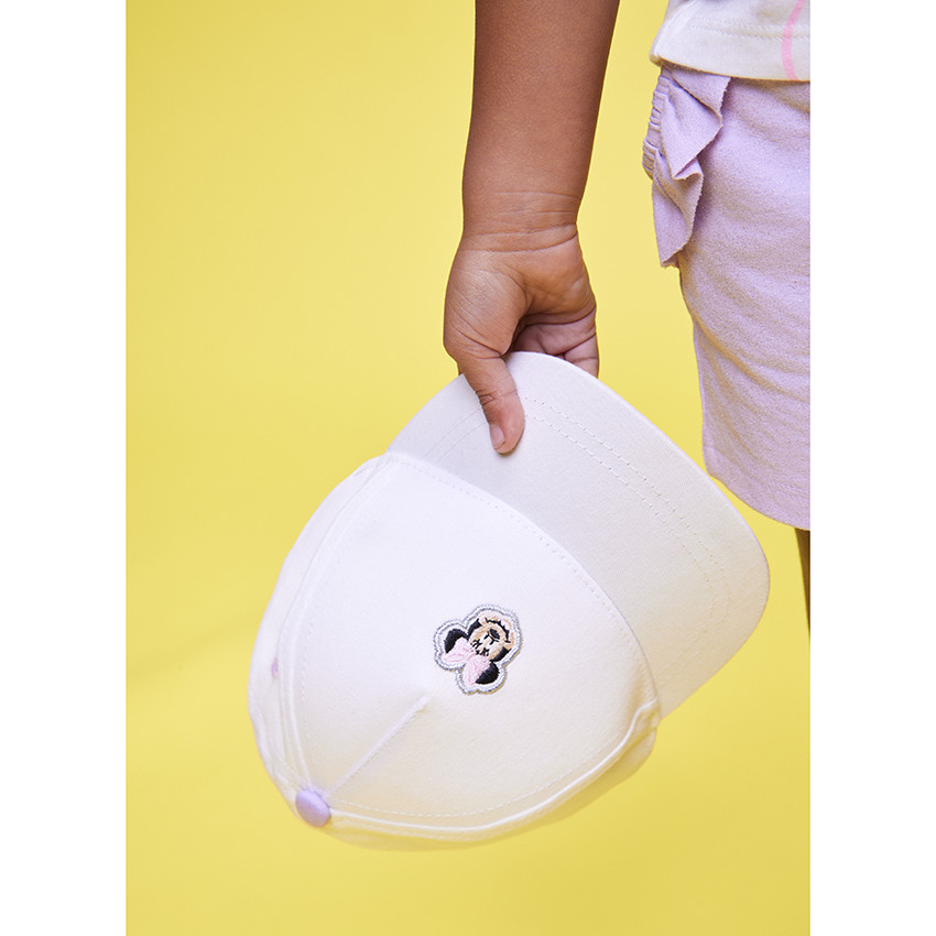 Casquette en popeline avec broderie Minnie Disney pour bébé fille 