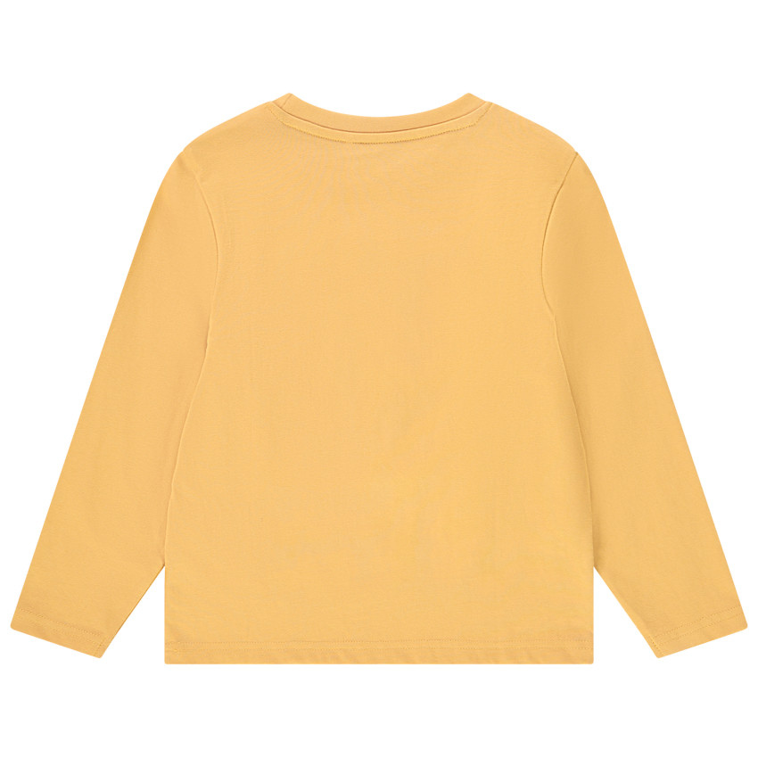 Katoenen T-shirt met lange mouwen en print voor jongens