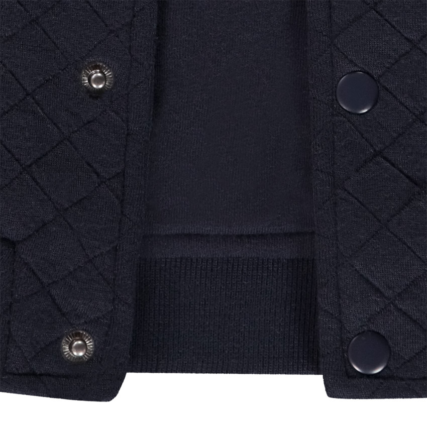 Gilet teddy matelassé à croisillons pour bébé garçon 