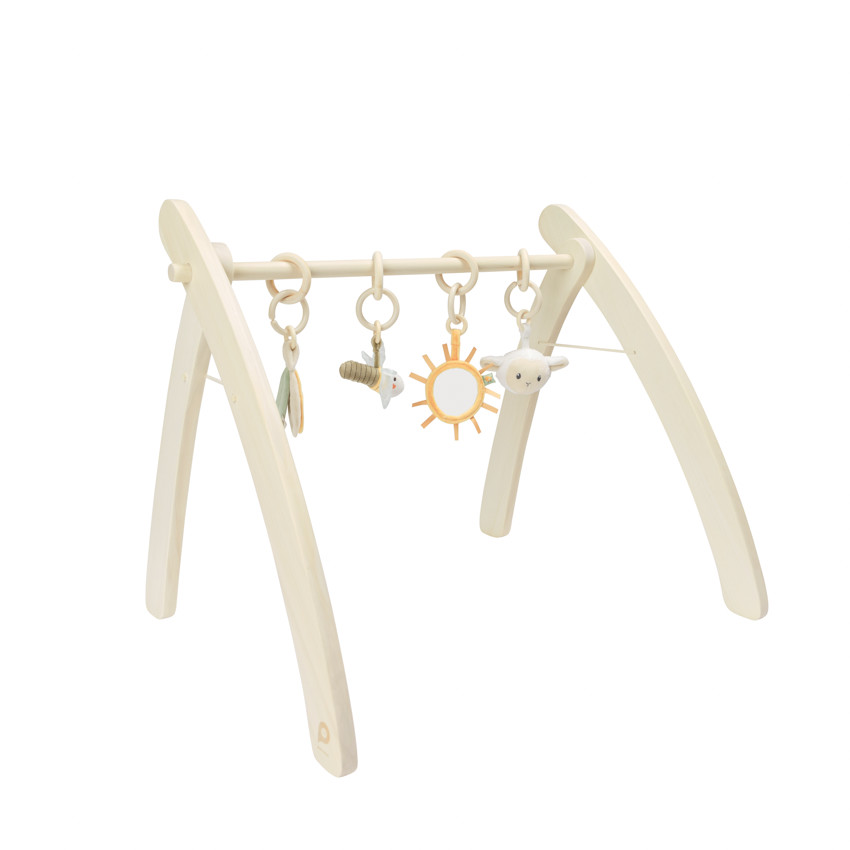 Set de 4 jouets à suspendre pour arche d'éveil La Vie à la Ferme 