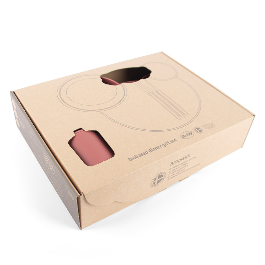 Set pour le dîner Tiny Bioplastique – Rouge 