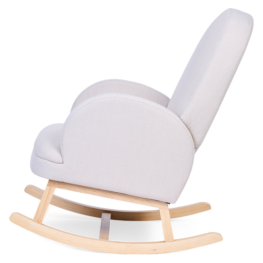 Fauteuil à bascule adulte Lin Beige  