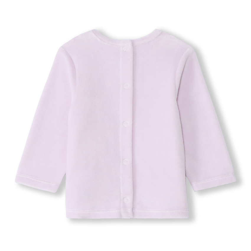 Set pyjama velours Bambi Disney pour bébé fille avec finitions différentes selon l'âge 