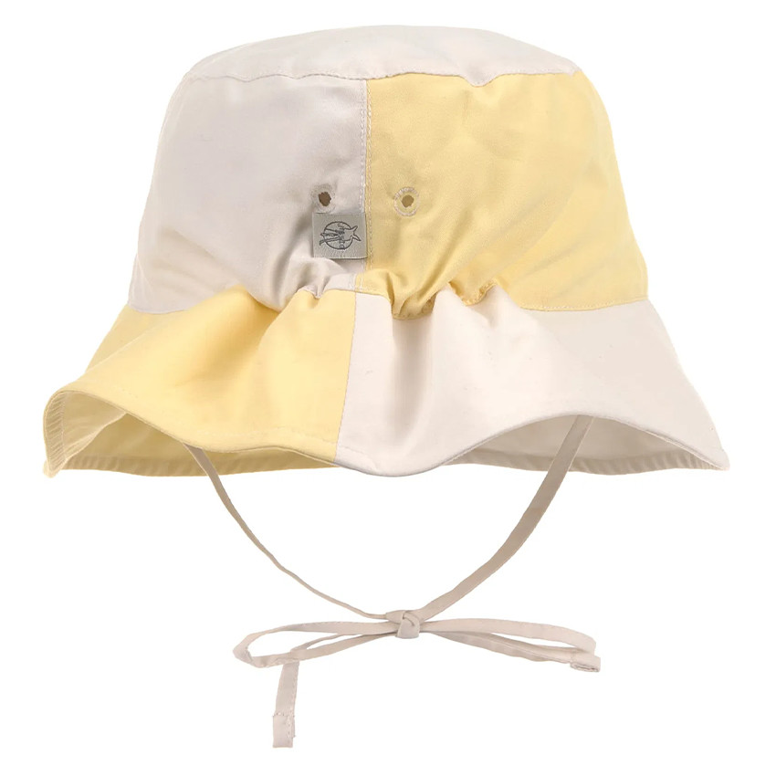 Bob anti-UV T41/44 Checkerboard Pale Yellow/Sea Salt 