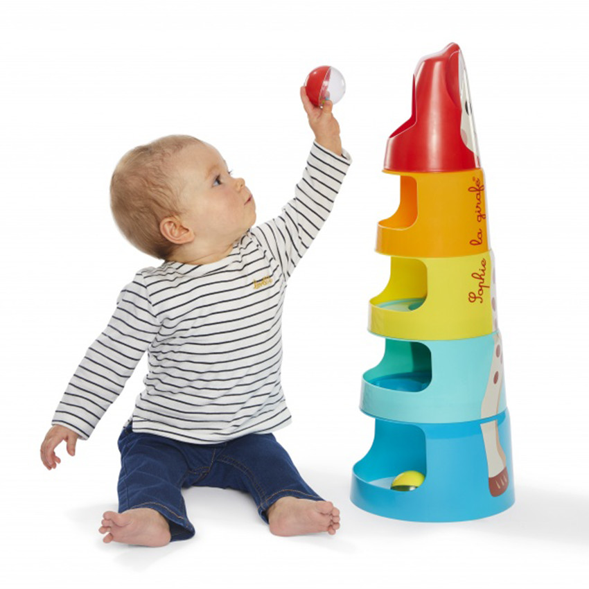 Tour géante à empiler - Sophie la Girafe 