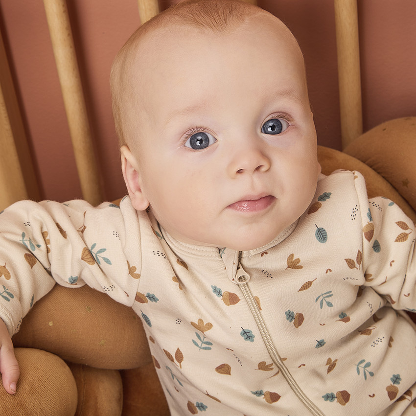 Lot de 2 dors-biens zippés et contrecollés pour bébé garçon 