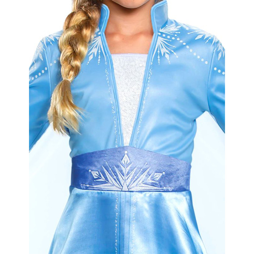 Kostuum Elsa Traveling 7/8 JAAR - Frozen 