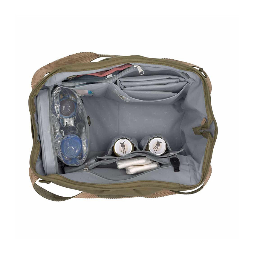 Sac à langer Twin Green Label - Olive 