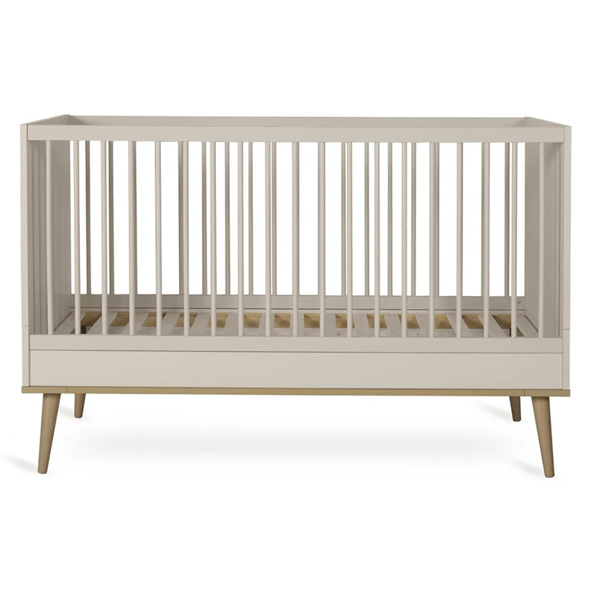 Bed Flow 70x140cm omvormbaar in klein juniorbed 70x170 Clay 