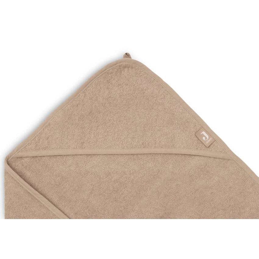Cape de bain éponge 75x75cm Basics Milky Coffee 