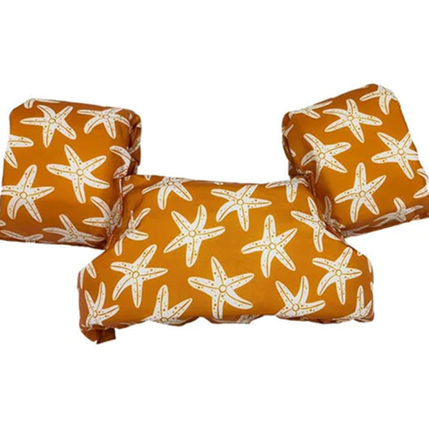 Brassard ensemble de natation Puddle Jumper Etoiles de Mer Beige 2-6 ans  