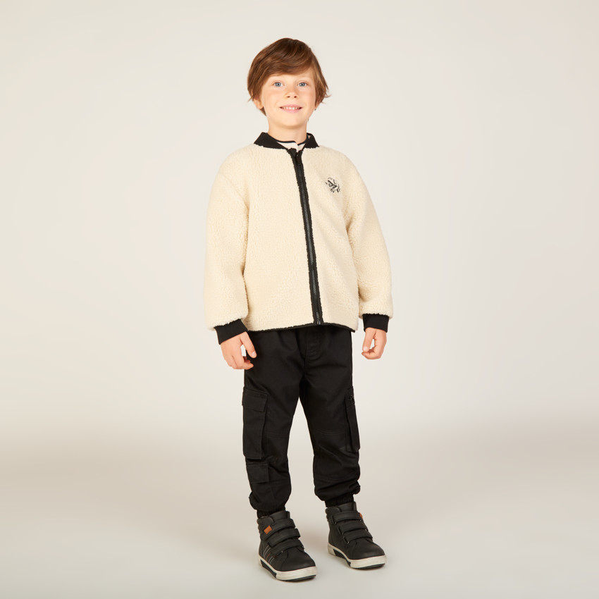 2-in-1 parka met sherpa vest voor jongens 