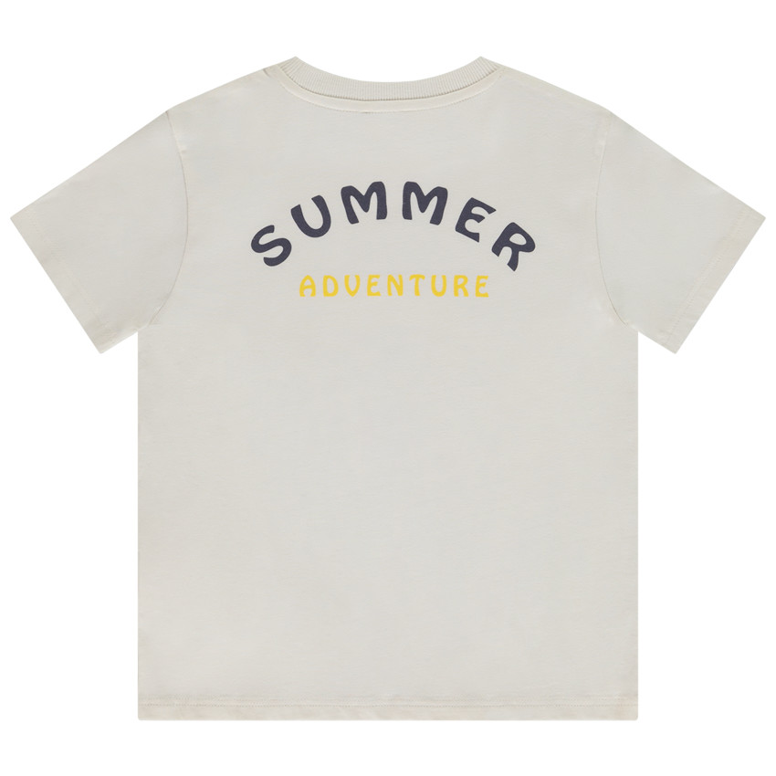 Korte mouwen T-shirt met luipaardprint voor jongens 