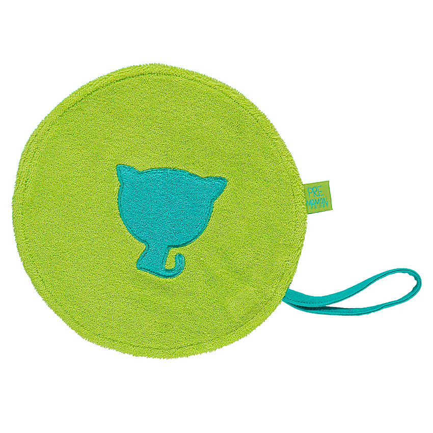 Doudou attache sucette en éponge 