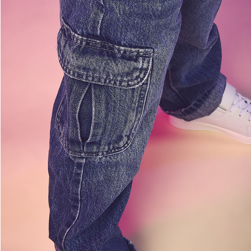 Jeans cargo voor meisjes 