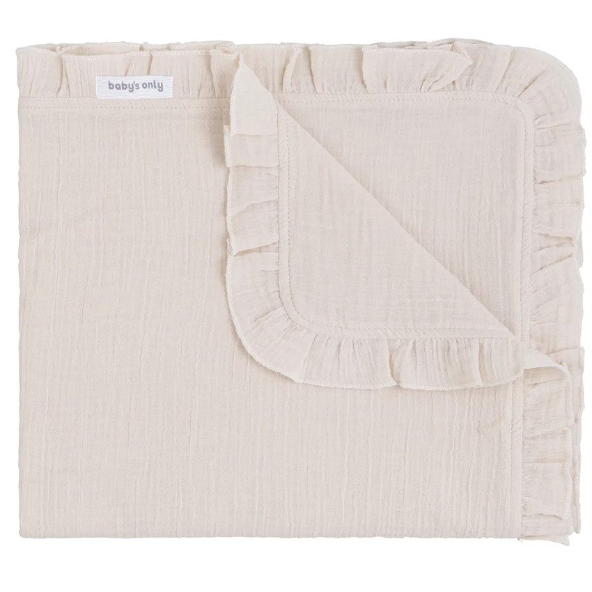 Couverture berceau Calm - Lin chaud 70x95 cm 