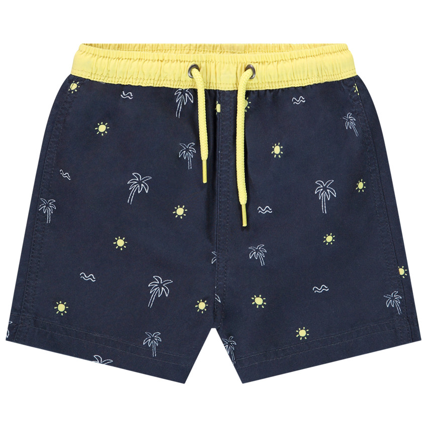 Zwembroek met palmbomenprint voor baby jongen 