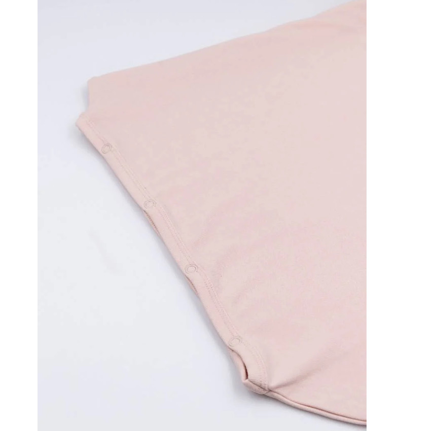 Tussenseizoenslaapzak in jersey met mouwen - Water Pink - 0/6 maanden 
