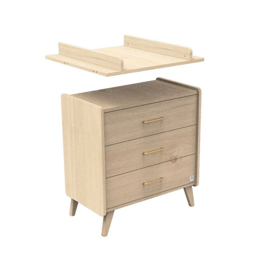 Kit luiertafel voor de commode Arty Eiken Suave 