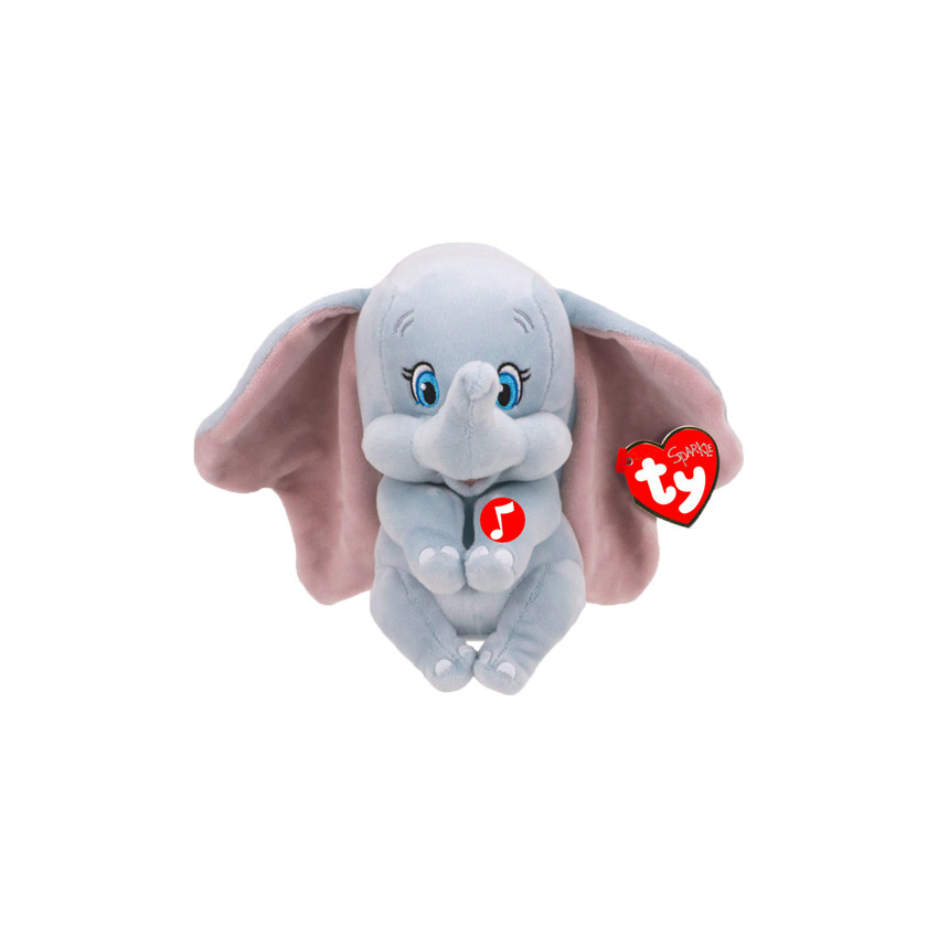 Peluche musicale Disney 15cm - Dumbo 