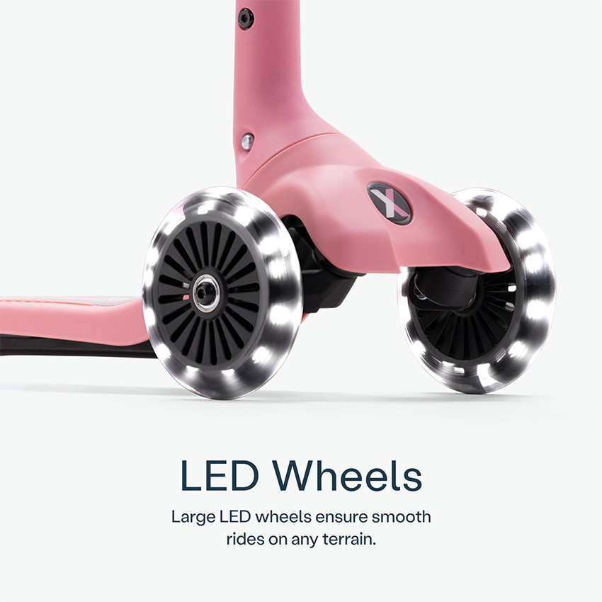 Trottinette 3 roues Xtend Mini+ scooter 2-9ans Rose 