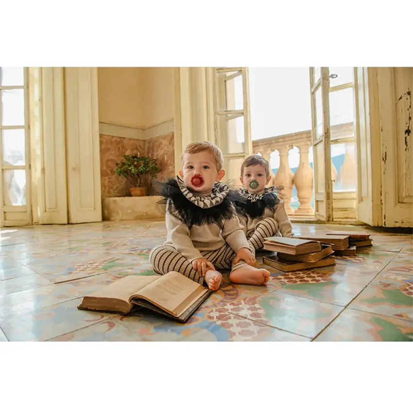 Sucette Wonder silicone Almost Aqua/Whitecape Grey 0/6M 2pcs 