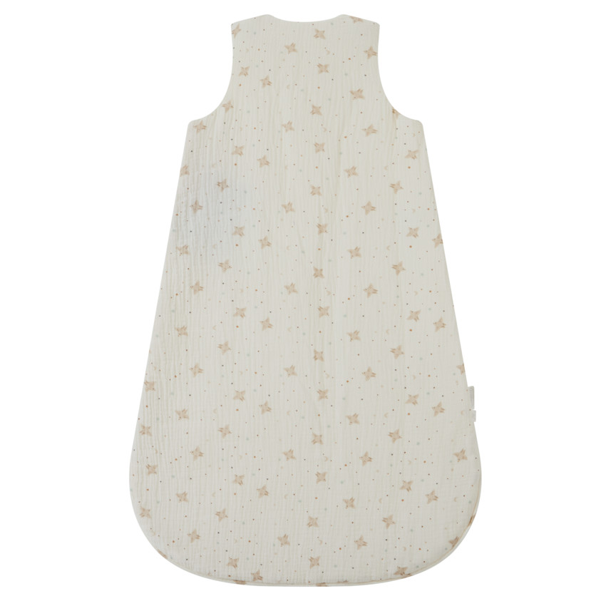 Slaapzak bedrukt in dubbele gaas TOG 2 Douce Hirondelle écru 