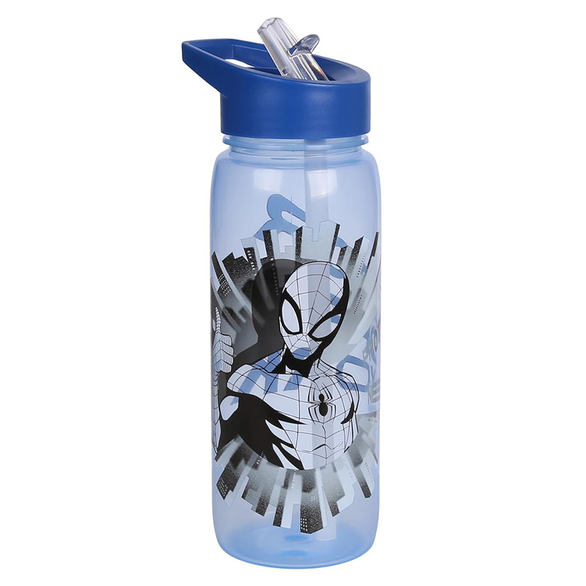 Gourde sport à paille 600ml Spider-Man 