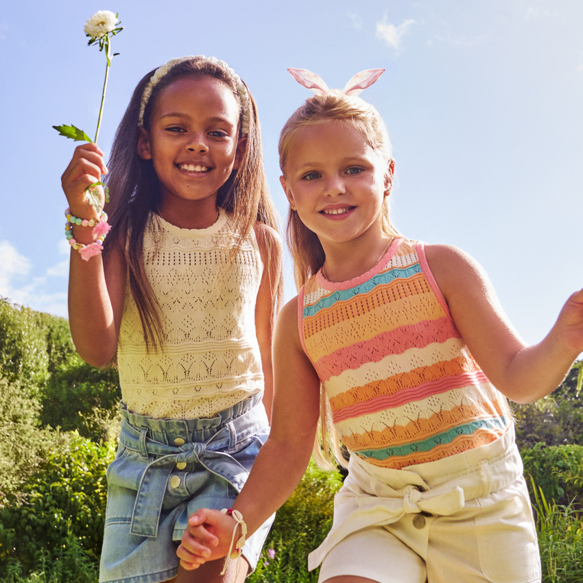 Mouwloos gaas voor meisjes 