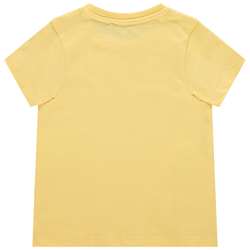T-shirt manches courtes en coton bio print Smiley Baby  
