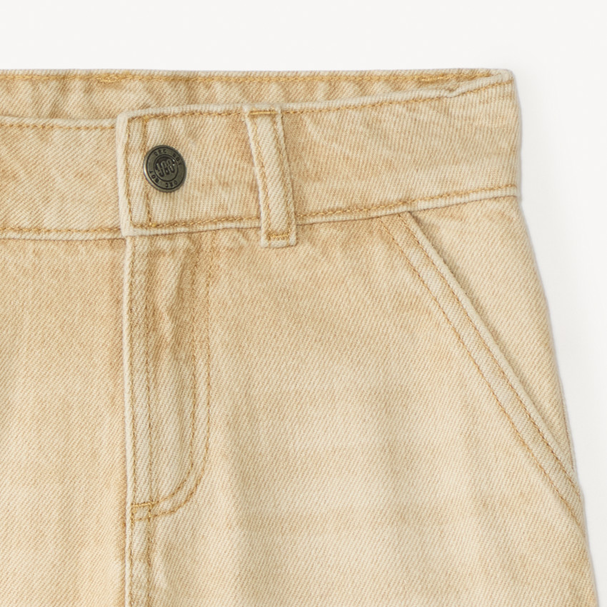 Bermuda style cargo en denim garçon 
