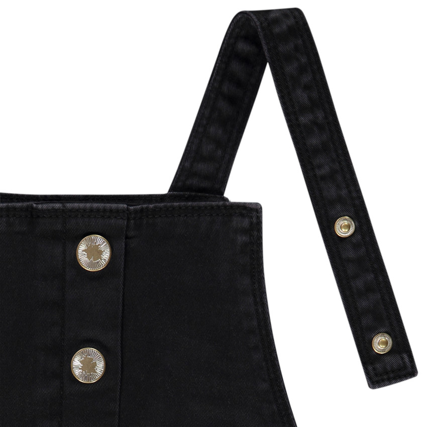 Korte jeanssalopette voor meisjes 