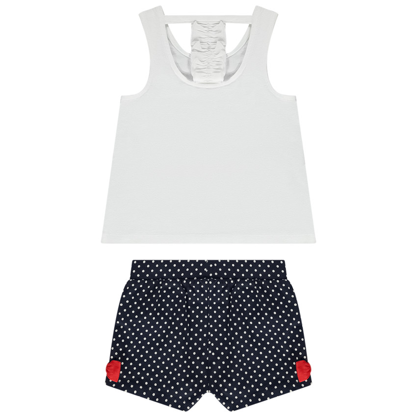 Ensemble 2 pièces en jersey pour bébé fille 