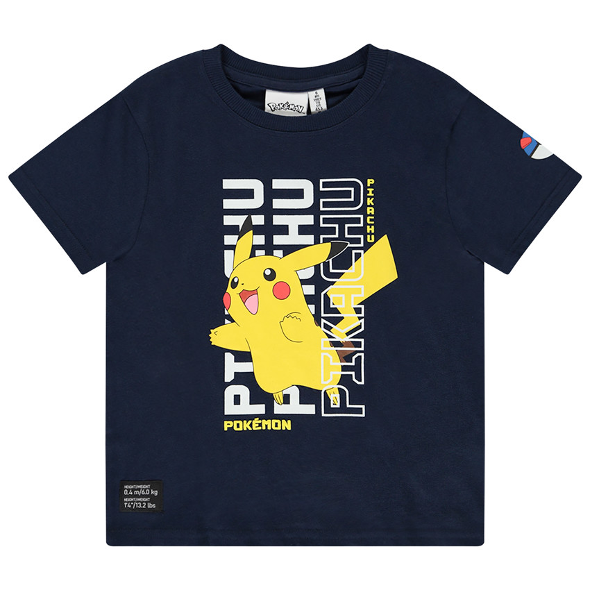 T-shirt manches courtes Pikachu Pokémon pour garçon 