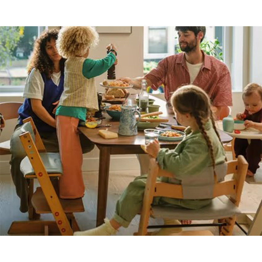 Hoge stoel Tripp Trapp evolutief Warm Brown 