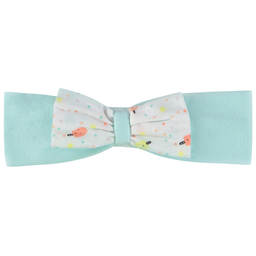 Hoofdband met strikje en ijsjesprint voor meisjes 