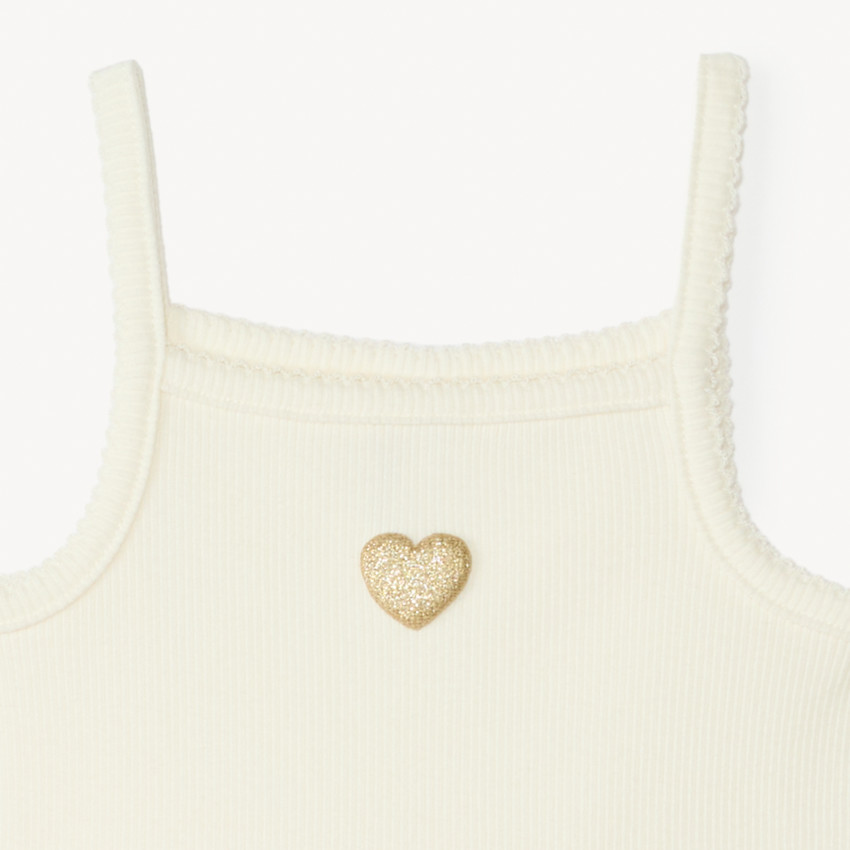 2-in-1 jurk met tutu en hartjesprint voor babymeisjes 