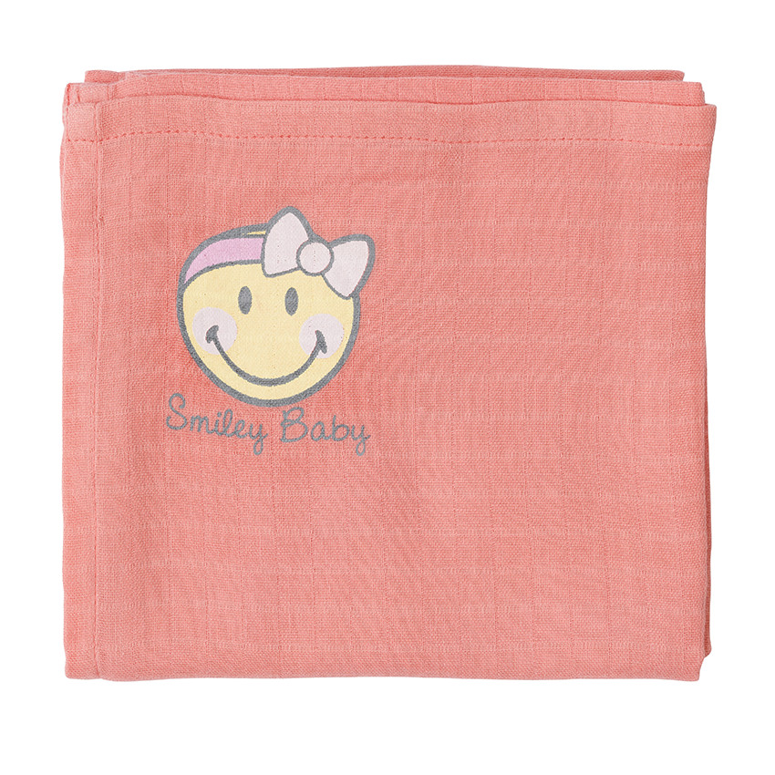 Set de 3 langes 70 x 70 cm Smiley Baby 