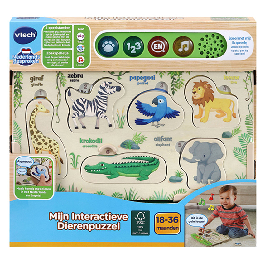 Mon premier puzzle interactif des animaux NL 
