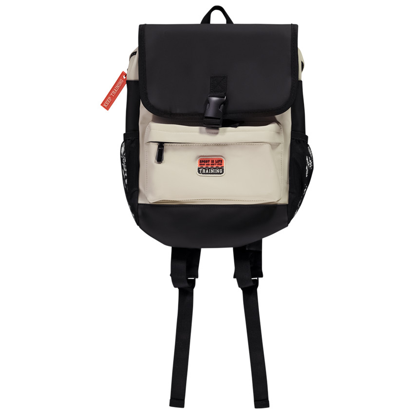 Kleurblok effect waterafstotende canvas rugzak voor jongens 