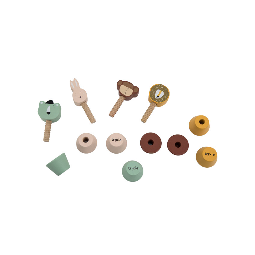 Schroefdieren in hout  