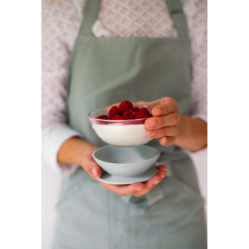 Coffret repas en verre 3 pièces - Eucalyptus 