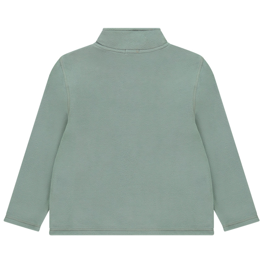 Fleece sweatshirt met opstaande kraag voor jongens 