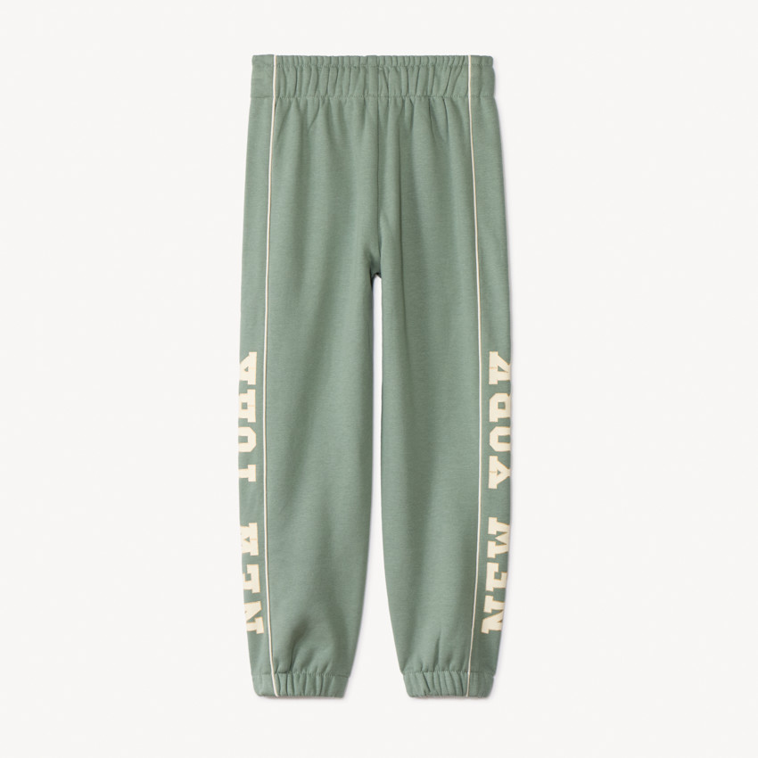 Fleece joggingbroek met print en pailletten voor meisjes 