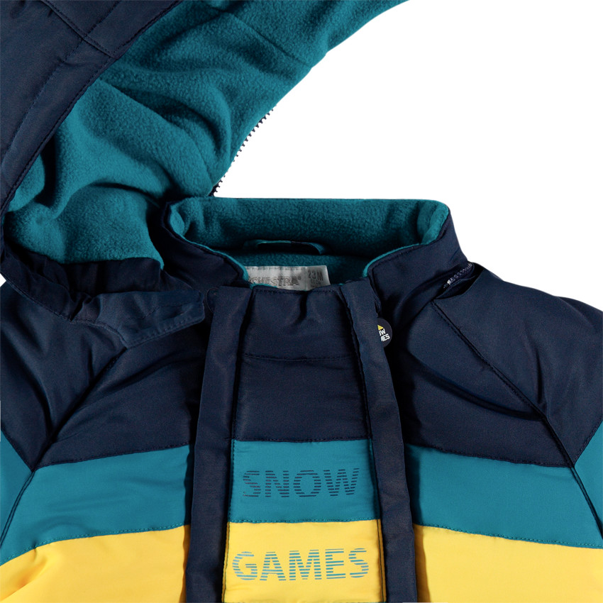 Combi-pilote de ski à imprimé graphique all-over 