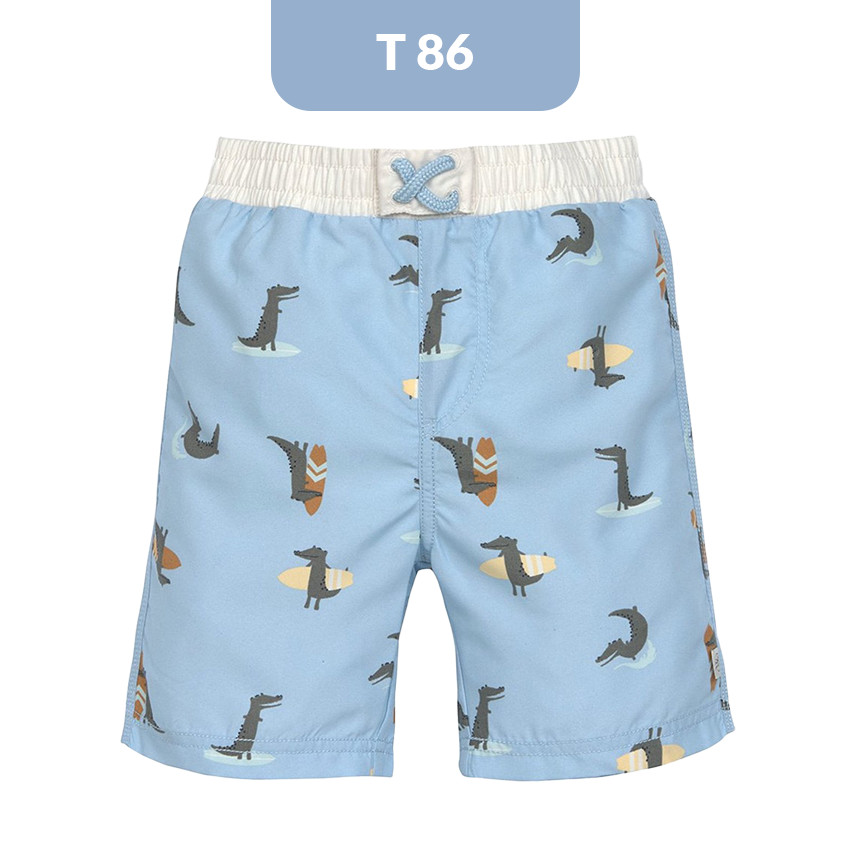 Zwembroek Maat 86 (13 tot 18 maanden) Crocodile Sky Blue 