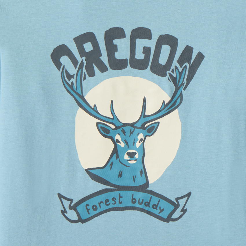 Set van 4 lange mouw shirts in jersey voor jongens, met effen kleuren en fantasieprints 