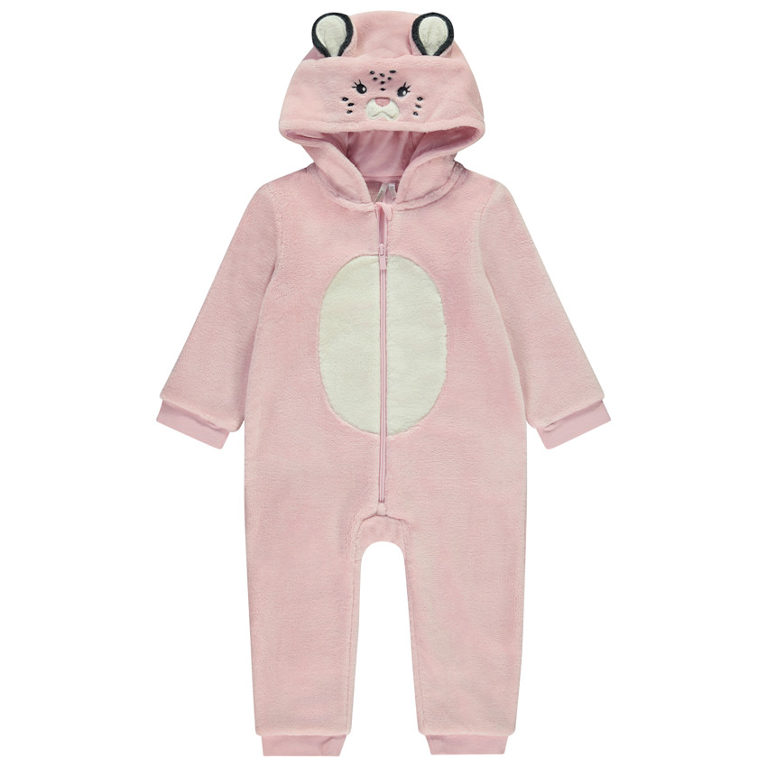 Pyjama topper speelse lionne in sherpa voor baby meisjes 